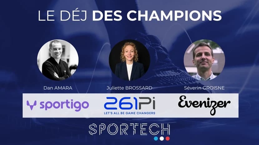 The Champions Lunch set, the Sportech collective’s LinkedIn live